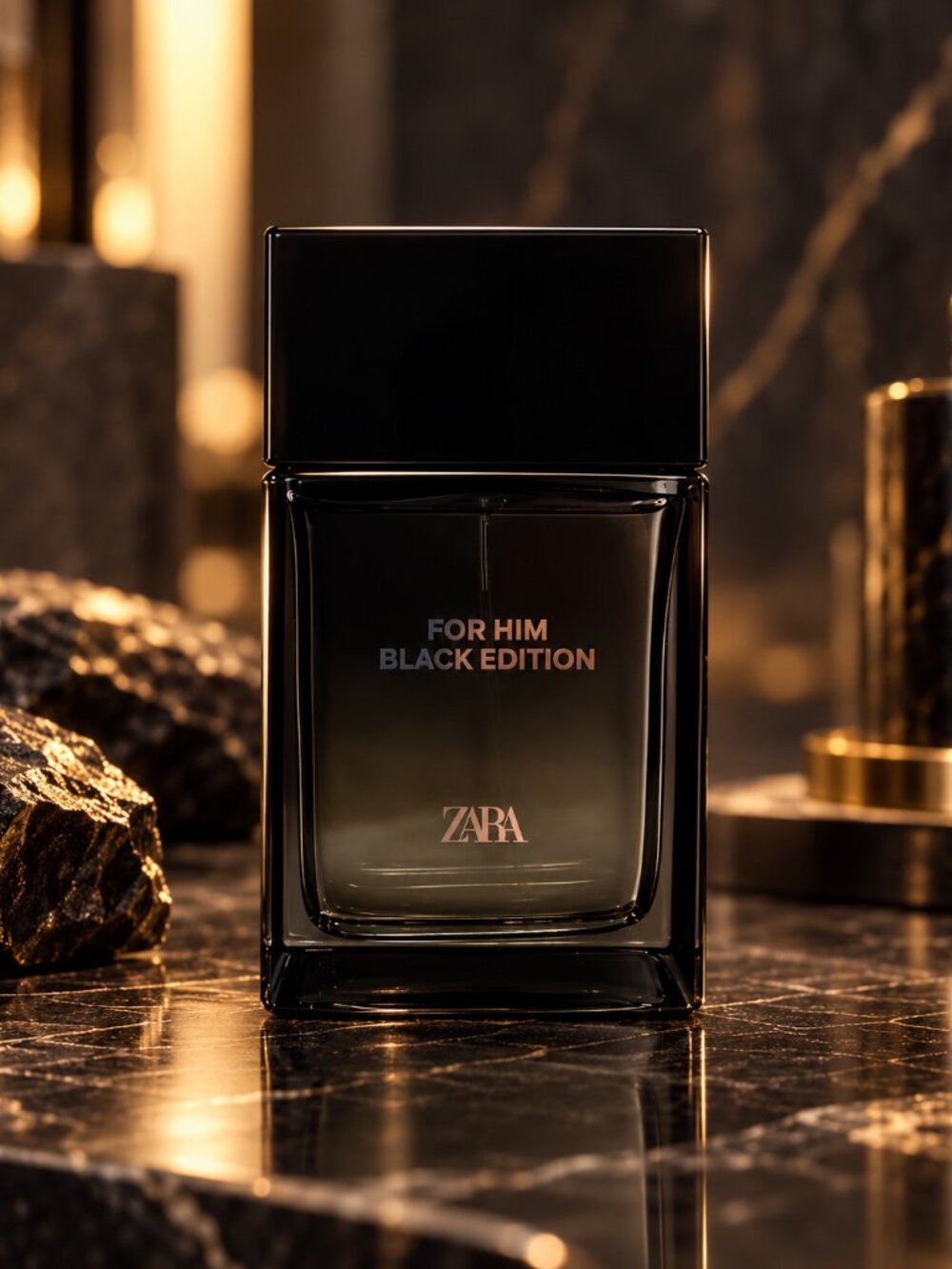ZARA For Him Black Edition EDT for Men 3.38 oz / 100 ml – Made in Spain